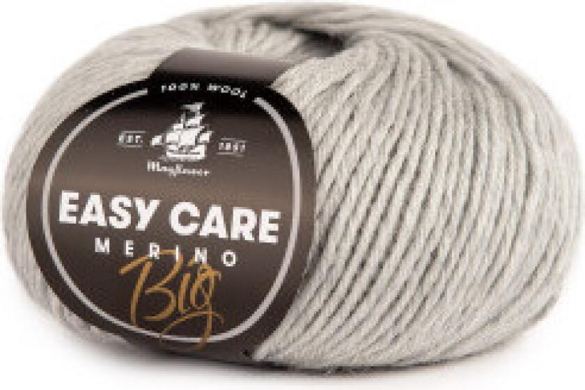 Easy Care Big Garn Unicolor 104 Kulegrått