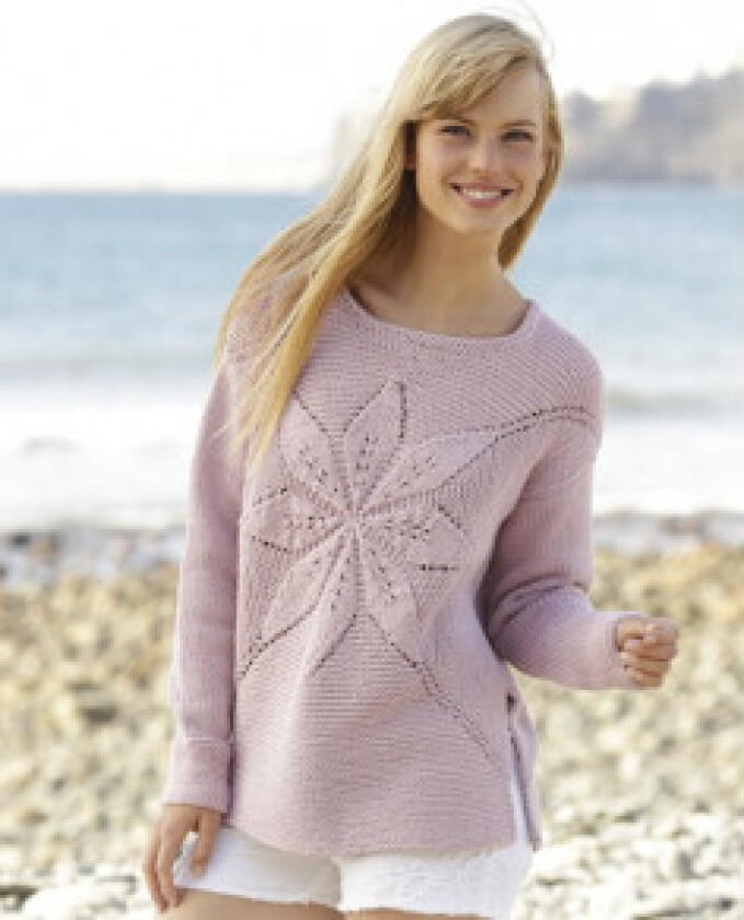 Morning Star by DROPS Design - Genser Strikkeoppskrift str. S - XXXL - XXX-Large