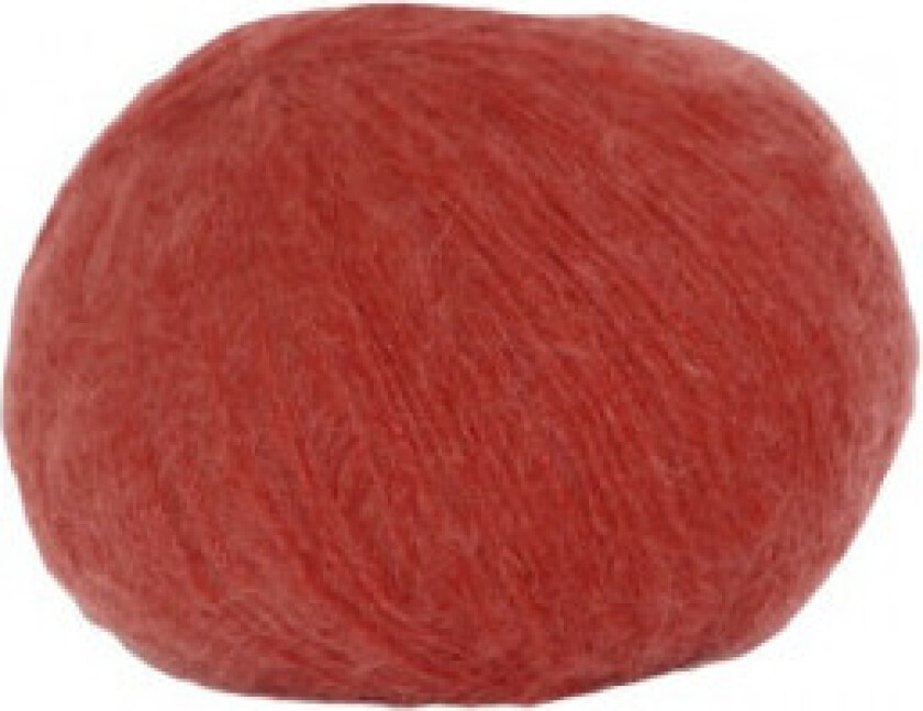 Hjerte Light Mohair Wool Garn 6017 Mørk Oransje