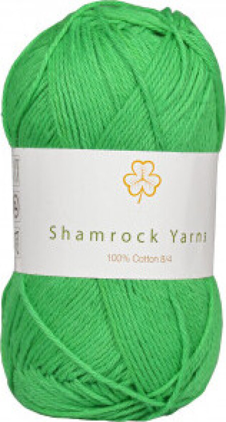 100% Bomull 8/4 Garn 15 Frisk Grønn