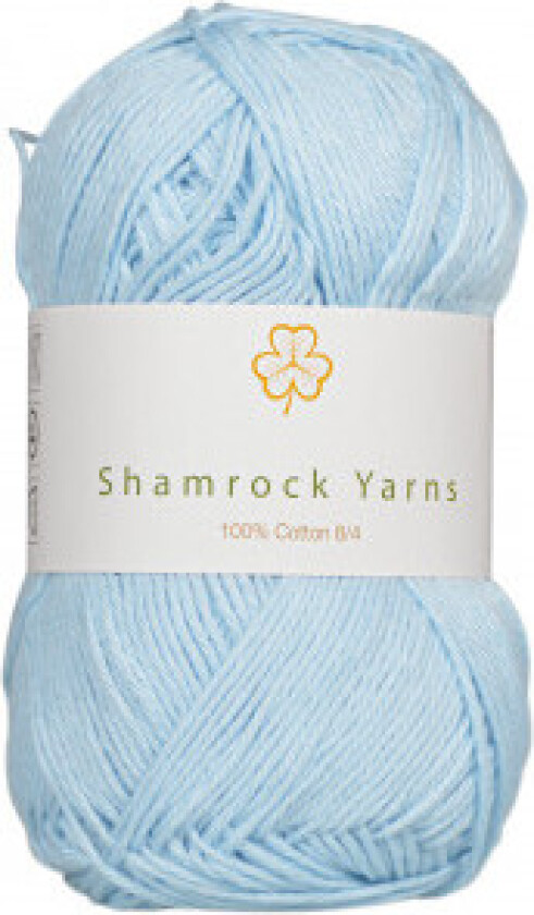 100% Bomull 8/4 Garn 27 Lyseblå