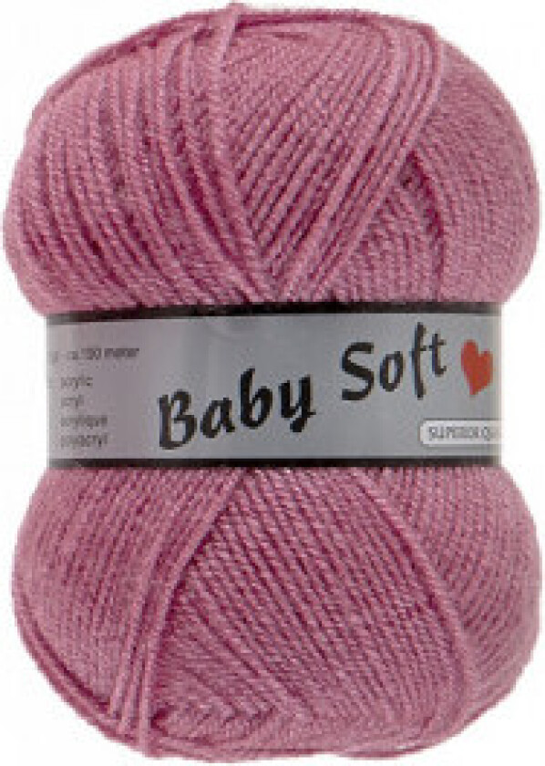 Lammy Baby Soft Garn 730 Mørk gammel rose