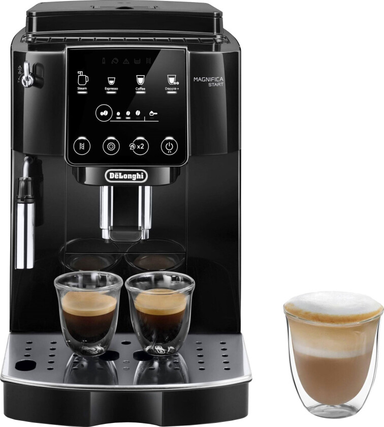 De’Longhi DELONGHI MAGNIFICA START ECAM220.21.B VOLAUTOMATISCHE ESPRESSOMACHINES, Espressomaskin, 1,8 l, Kaffe bønner, Malt kaffe, Innebygd kaffekver