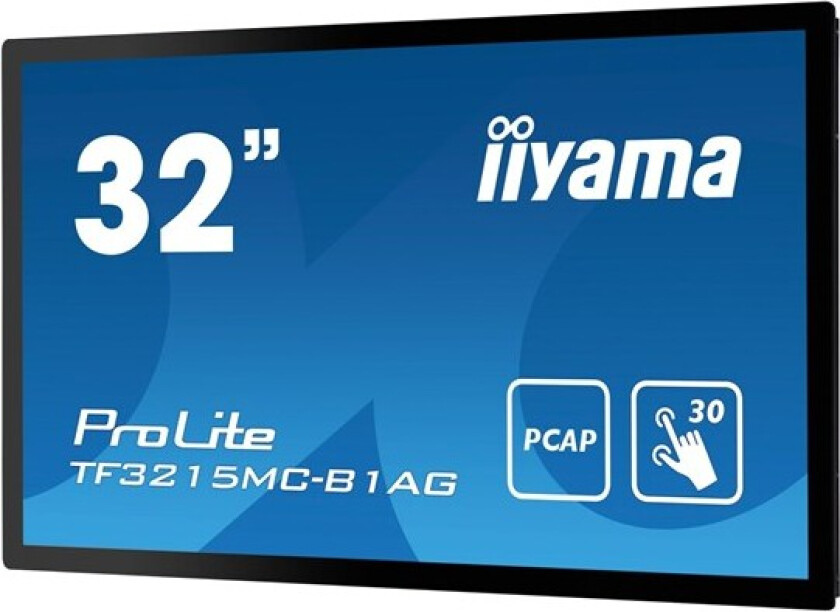 31.5" iiyama ProLite TF3215MC-B1AG - 8 ms - Skjerm