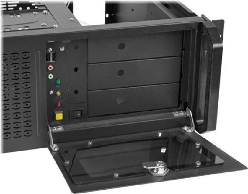 - rack-mountable - 4U - ATX - Kabinett - Server (Rack) - Svart