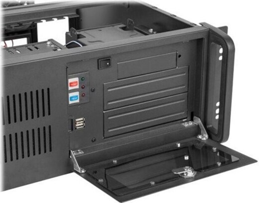 - rack-mountable - 4U - ATX - Kabinett - Server (Rack) - Svart