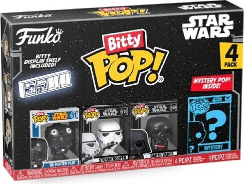 - STAR WARS BITTY POP! STAR WARS 4-PACK SERIES 4 - Figur