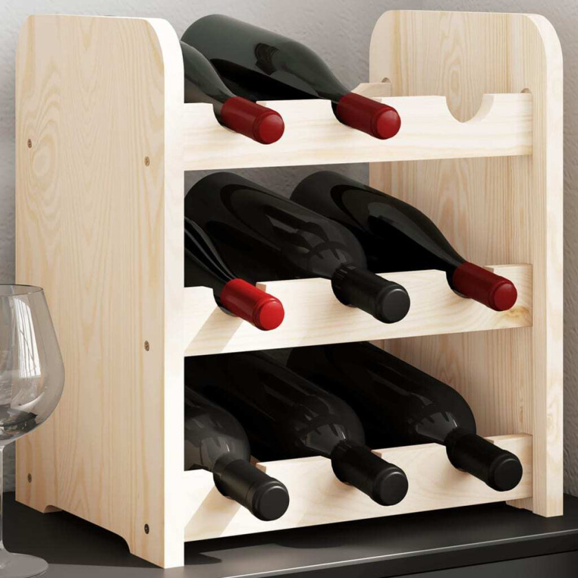 Vinstativ 33x25x37 cm heltre furu