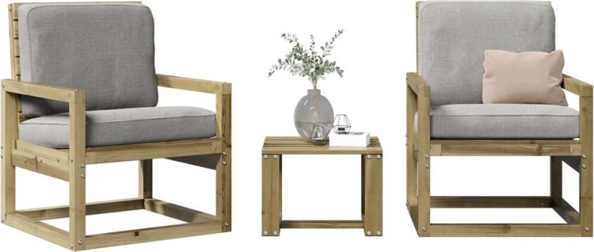 Hagesofagruppe 3 deler impregnert furu