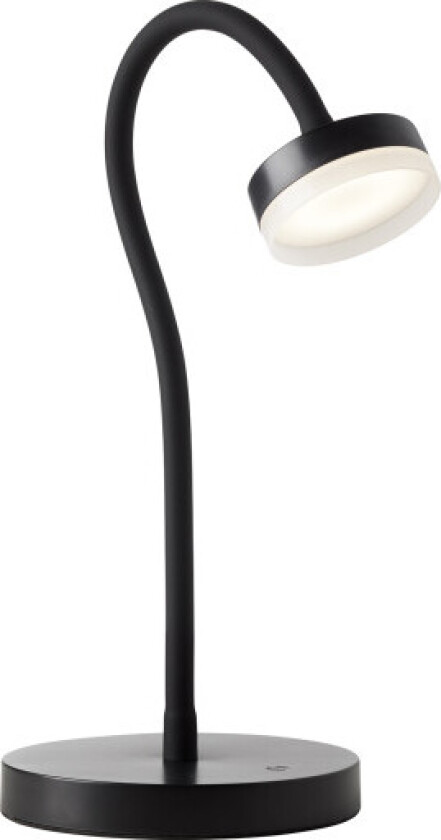 Tulipan bordlampe, sort