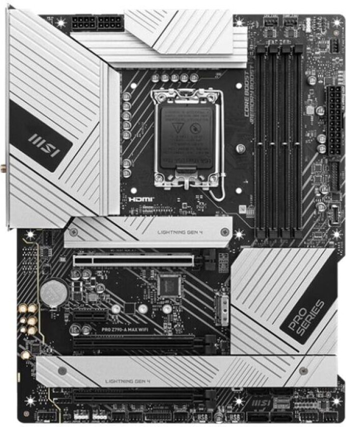 PRO Z790-A MAX WIFI - Hovedkort - ATX - LGA1700-sokkel - Z790 Chipset - USB 3.2 Gen 1, USB 3.2 Gen 2, USB-C 3.2 Gen2, USB-C 3.2 Gen 2x2 - 2.5 Gig