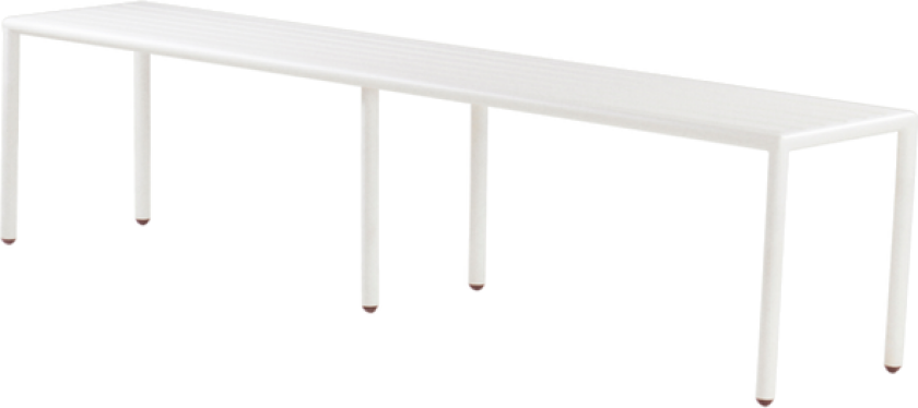 benk 180 cm Hvit