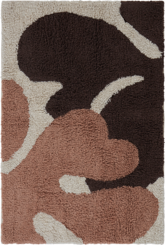 LAURIE badematte Brun/beige/grå