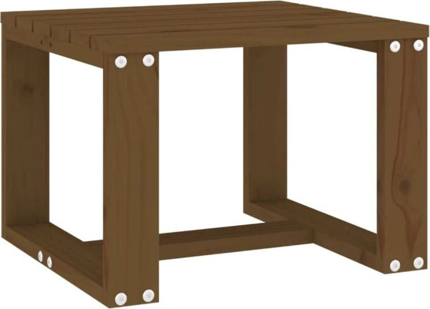 Bilde av Hagebord honningbrun 40x38x28,5 cm heltre furu