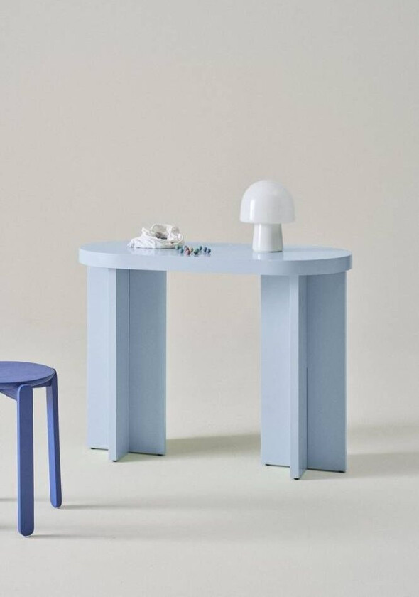 CRUZ MINI Skrivebord for barn 50x100 cm Lys blå