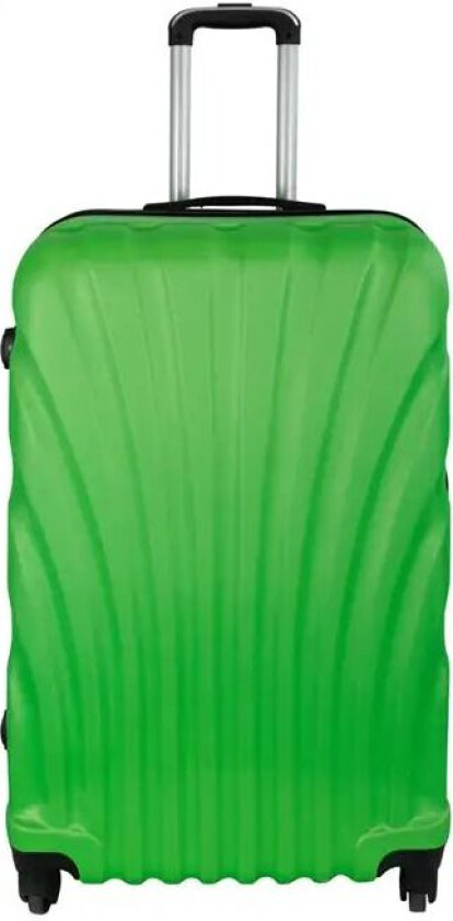 Koffert - Hardcase koffert - Stor størrelse - Grønn musling - Eksklusiv reisekoffert