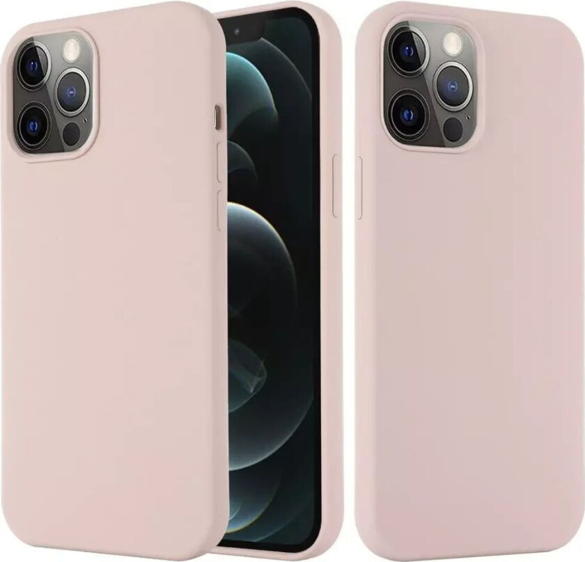 iPhone 14 Pro Max Silikon Deksel - MagSafe Kompatibel - Lys Rosa