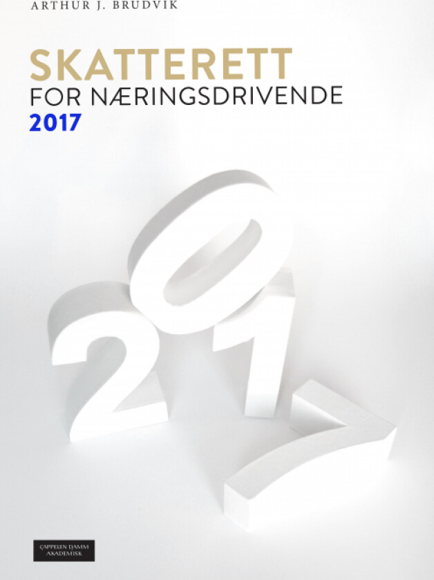 Skatterett for næringsdrivende 2017 av Arthur J. Brudvik