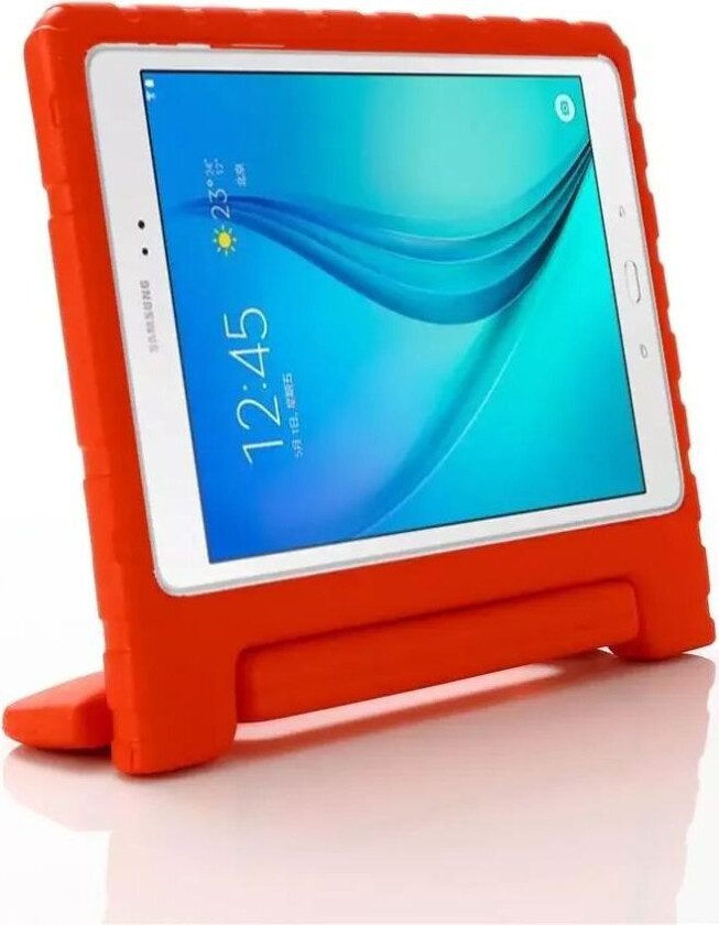 Samsung Galaxy Tab S5e Barnevennlig Deksel - Støtsikkert Deksel m. Stativ - Rød