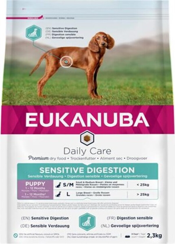 DailyCare Puppy Sensitive Digestion Tørrfôr til valp 2,3 kg