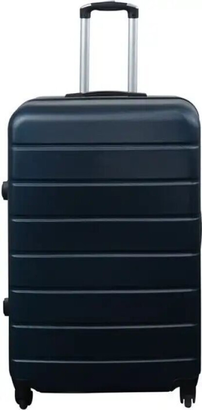 Stor koffert - Blå - Hardcase lettvektsplast koffert