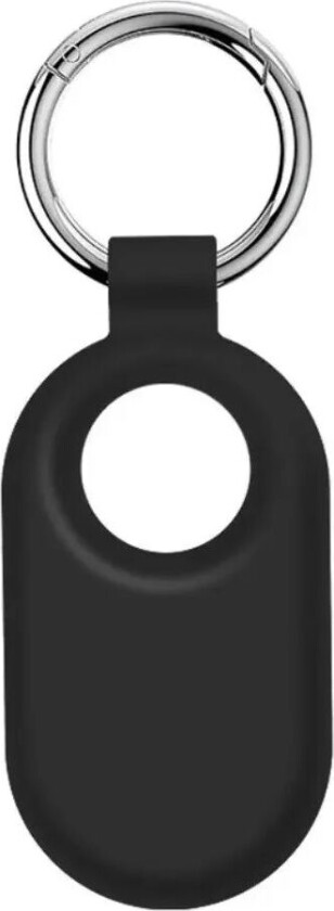 SmartTag 2 Samsung Galaxy Silikondeksel m. Nøkkelring - Svart