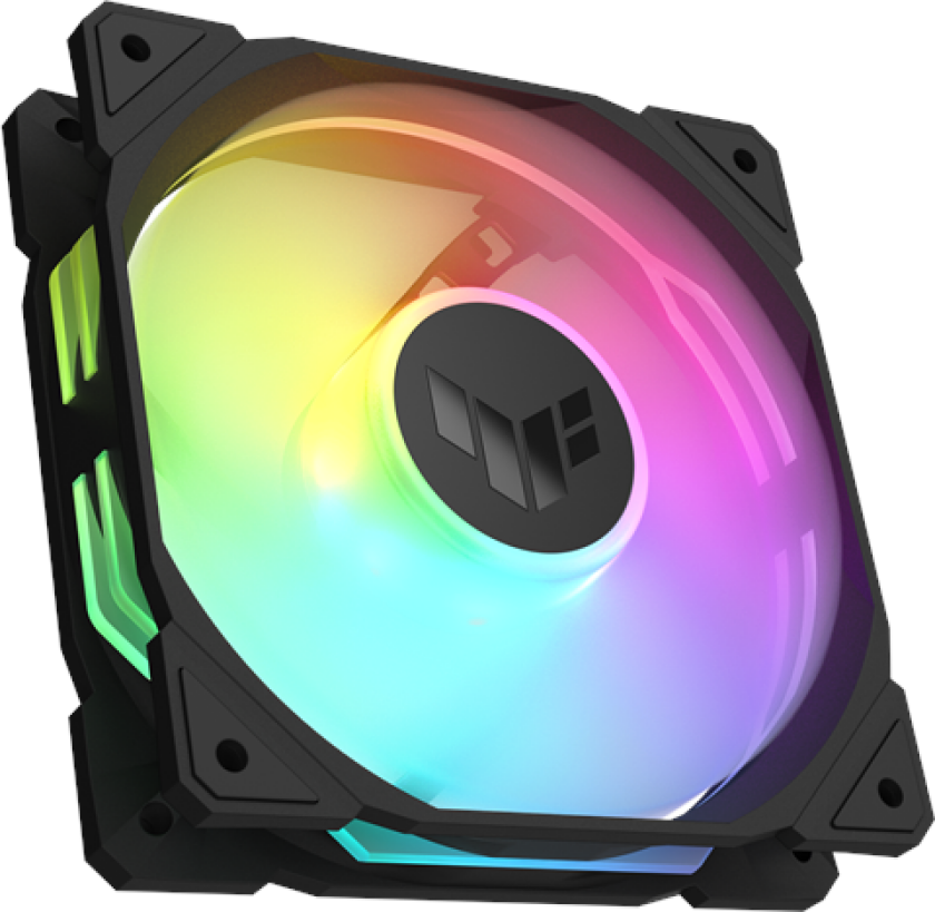 TUF GAMING TR120 - Kabinettvifte - 120mm - Svart med RGB LED-lys - 29 dBA
