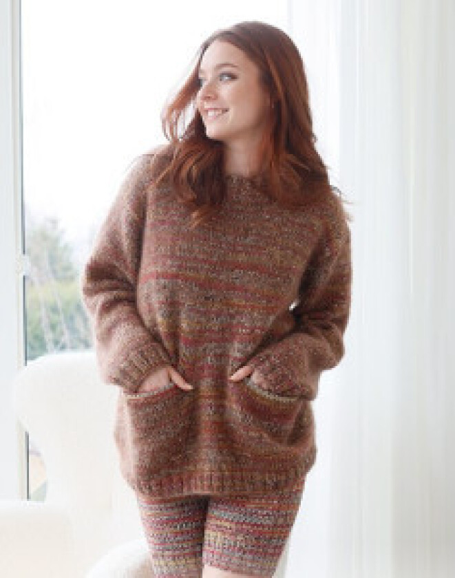 All about Autumn by DROPS Design - Genser Strikkeoppskrift str. S - XX - XXX-Large