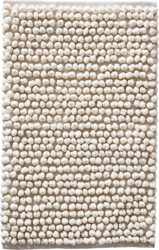 HILLS baderomsmatte 50x80 cm Hvit