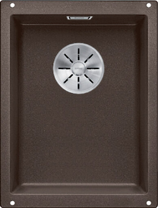 Subline 320-U kjøkkenvask, 35x46 cm, brun