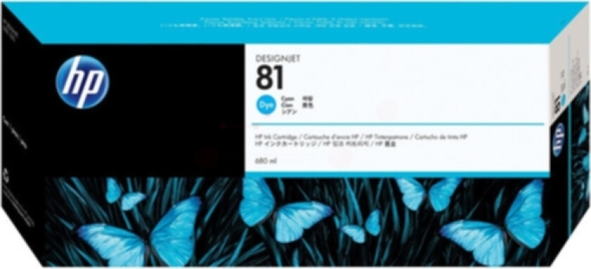 81 Blekkpatron cyan