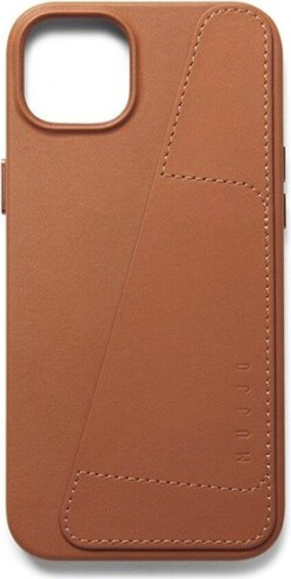 iPhone 14 Plus Leather Wallet Deksel - Brun