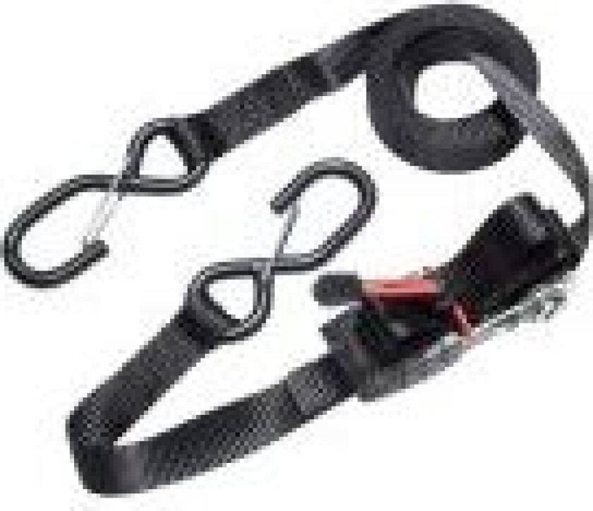 Bilde av MASTER LOCK 3109EURDAT, Svart, Polyester, 400 kg, Skralle til lastestropp, Kloformet krok, 2,5 cm