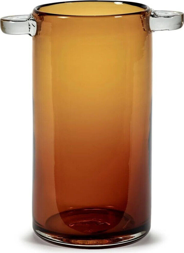 Wind & Fire vase med hank 24 cm Amber