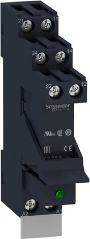 30 stk Harmony Pin relé 8A 2C/O 12VDC, med stikkontakt, RSB2A080JDPV