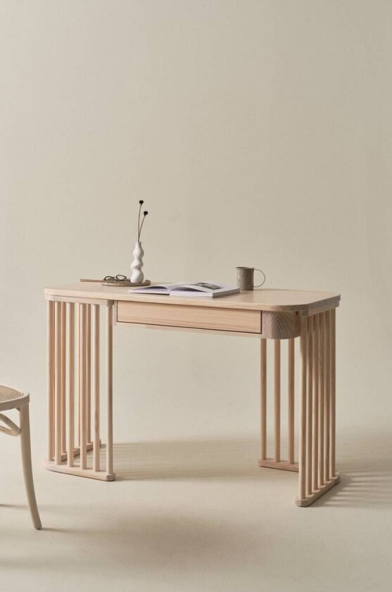 skrivebord 55x120 cm Natur