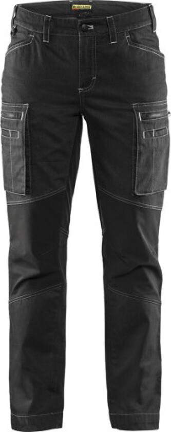 DAME'S SERVICE BUKSE STRETCH SÅ SORT C38