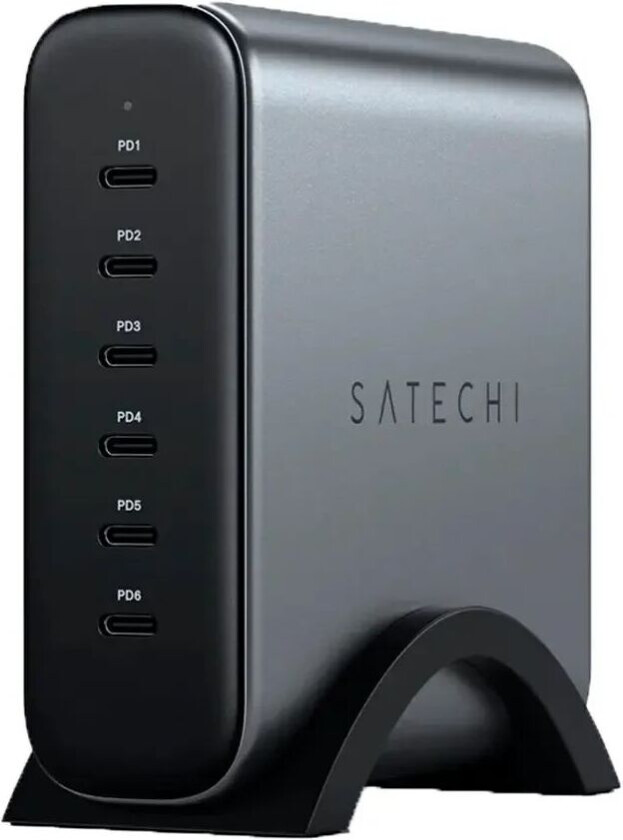 Multilader USB-C med 6 porter 200 W