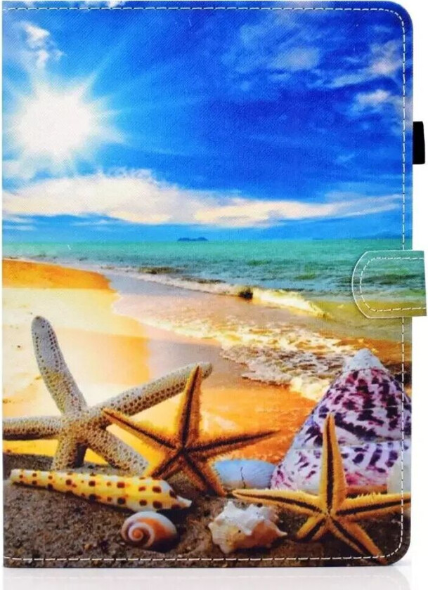 iPad Air (2022/2020) Deksel m. Ståfunksjon & Kortholder - Sjøstjener