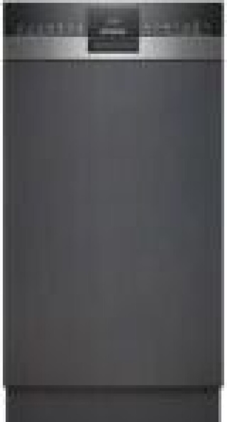 iQ300 SR53ES24KE, Halvveis innebygget, Slimline (45 cm), Sort, Rustfritt stål, Berøringskontroll, 1,75 m, 1,65 m