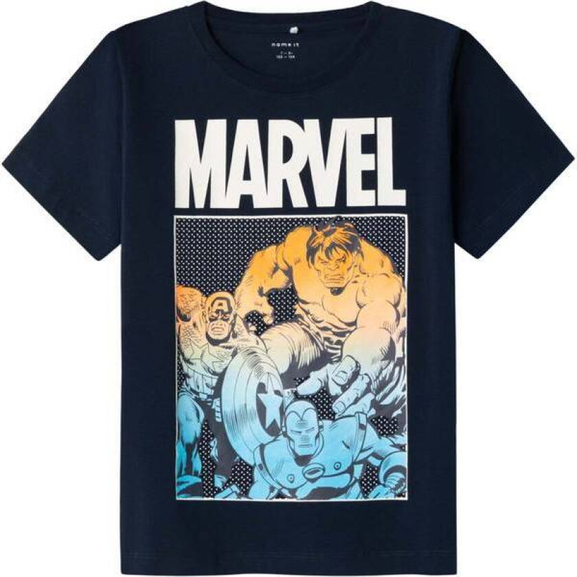 Name It France Marvel T-Skjorte Til Barn, Dark Sapphire