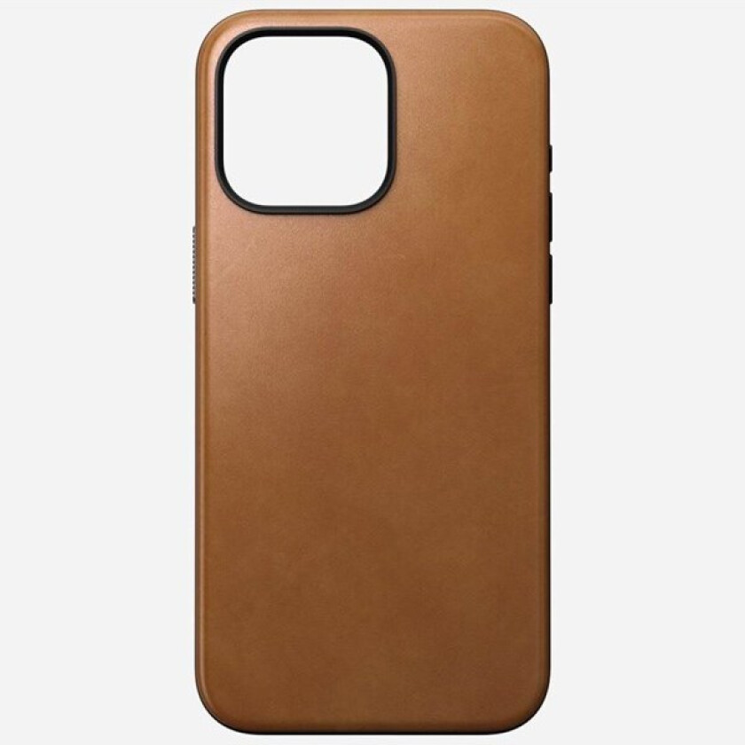 iPhone 15 Pro Max Modern Leather Deksel - MagSafe Kompatibel - Tan