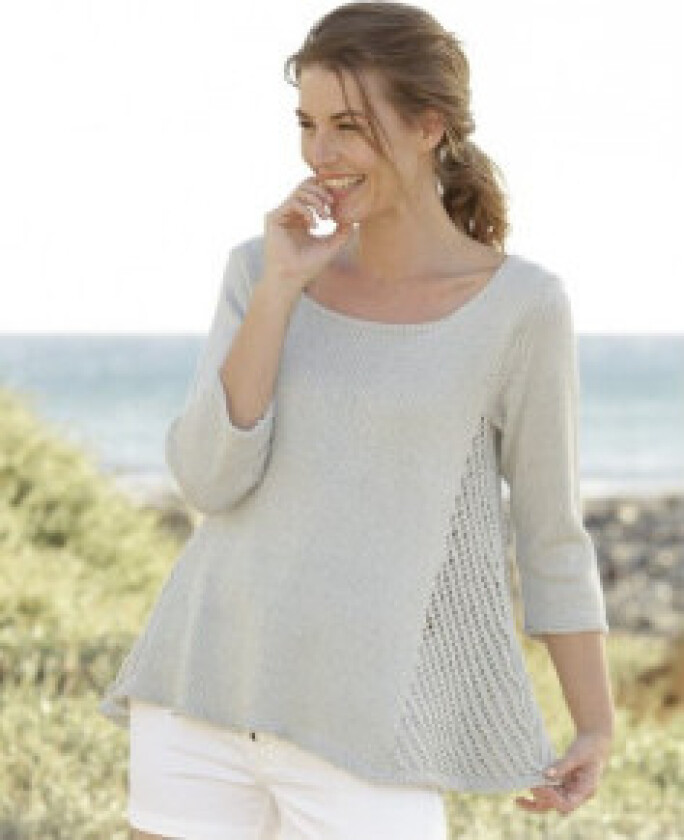 Bilde av Venezia by DROPS Design - Genser Strikkeoppskrift str. S - XXXL - XXX-Large
