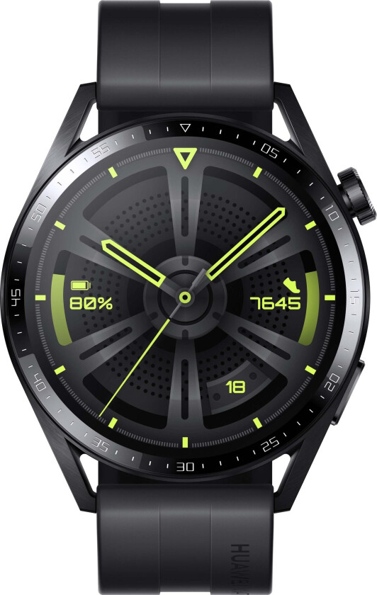 Klokke GT 3 Active (46mm) - Smartklokke med reim - håndleddsstørrelse: 140-210 mm - Svart