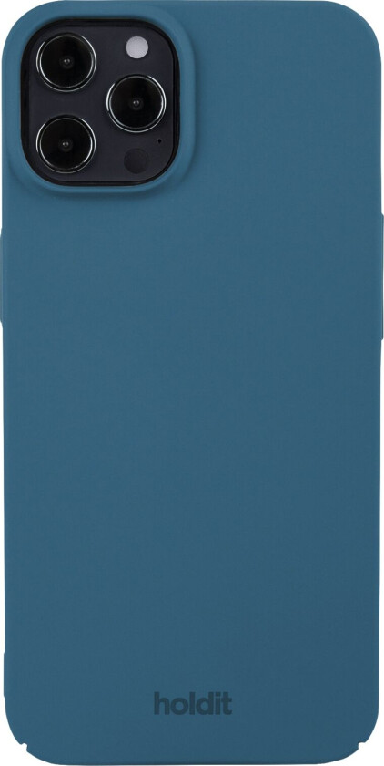 Holdit iPhone 14 Pro Max Slim Plast Deksel - Denim Blue