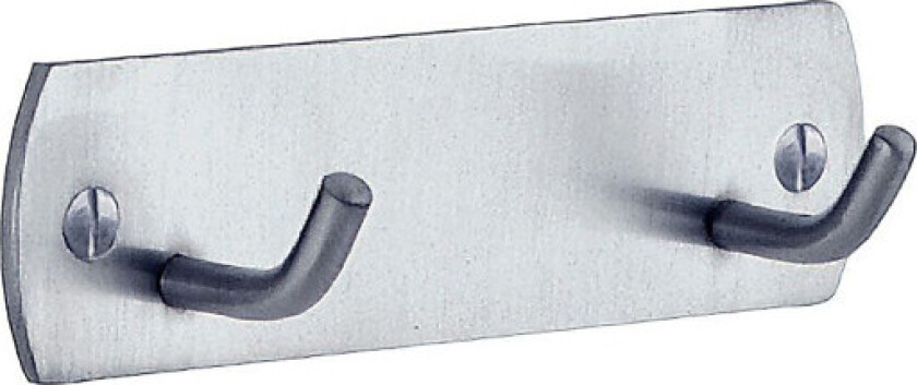 håndkleknagg, børstet krom