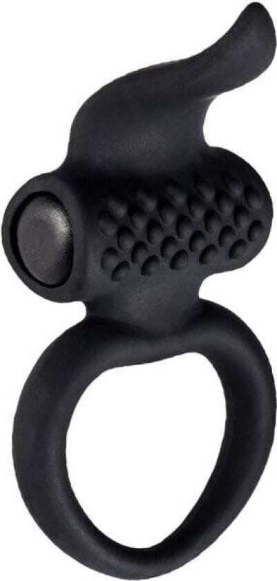 Lingus Vibrating Cock Ring Black Penisring med vibrator