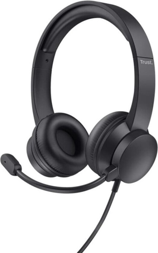 HS-150 - Hodesett - on-ear - kablet - 3,5 mm jakk - svart