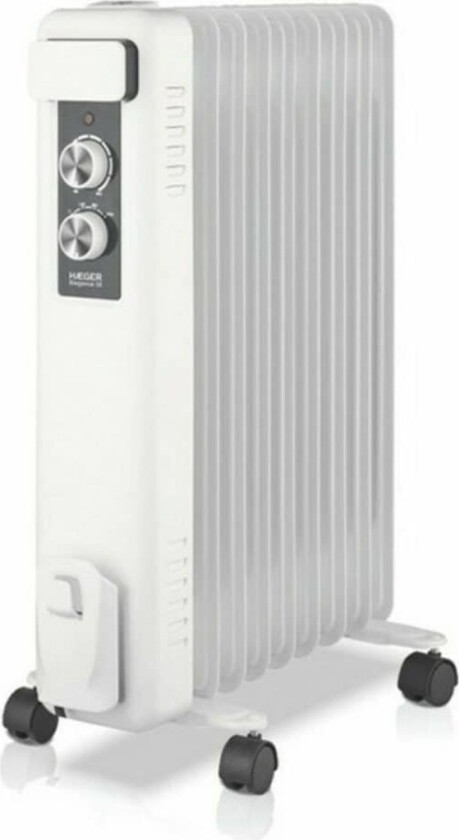 Oljefylt Radiator (9 kammer) Haeger OH-009.008A Hvit 2000 W