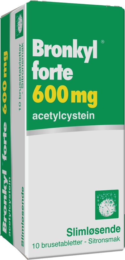 Forte Brusetabletter 600 mg, 10 stk.